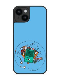 Cartoon Cute Doodles Glossy Soft Edge Case