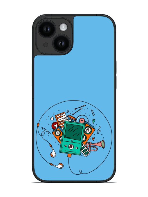 Cartoon Cute Doodles Glossy Soft Edge Case