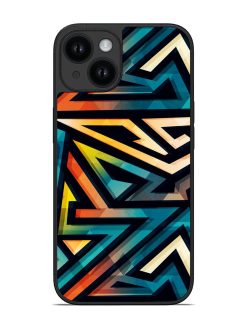 Colored Geometric Seamless Glossy Soft Edge Case
