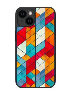 Colored Mosaic Pattern Glossy Soft Edge Case