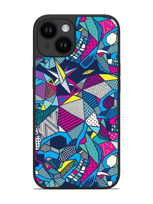Colorful Low Poly Glossy Soft Edge Case