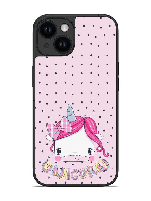 Cute Cartoon Unicorn Glossy Soft Edge Case