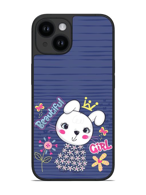 Cute Rabbit Girl Glossy Soft Edge Case