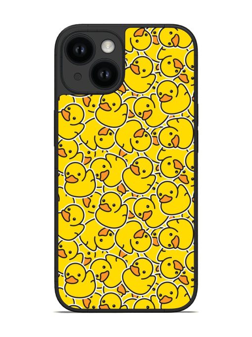 Duck Seamless Pattern Glossy Soft Edge Case