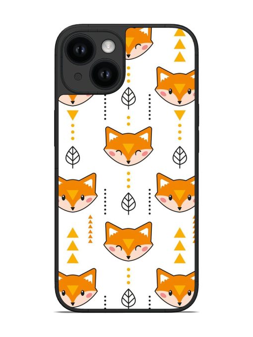 Fox Geometric Seamless Glossy Soft Edge Case