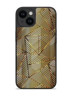Gold Triangle Vector Glossy Soft Edge Case