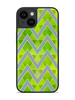 Green Zigzag Seamless Glossy Soft Edge Case