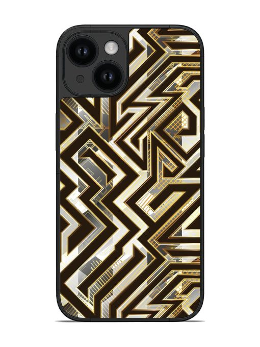 Technology Geometric Seamless Glossy Soft Edge Case