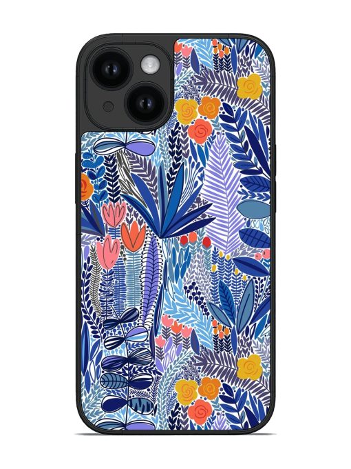 Tropical Seamless Floral Glossy Soft Edge Case