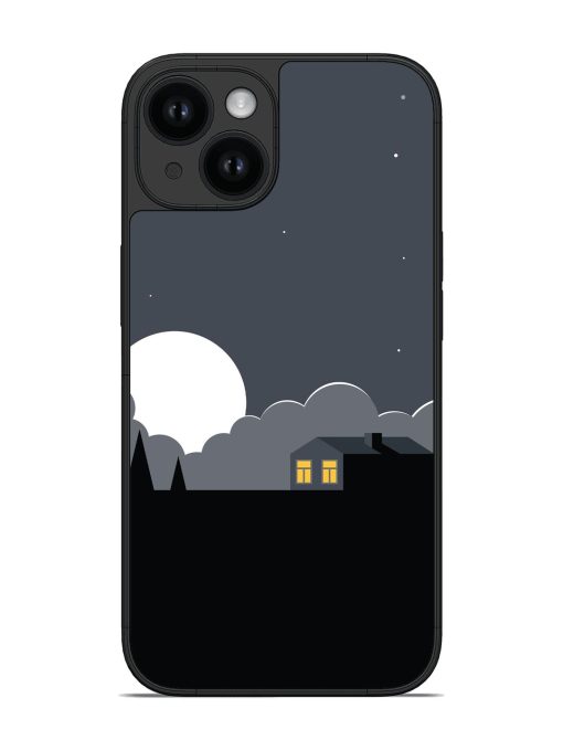 Full Moon Vector Art Glossy Soft Edge Case