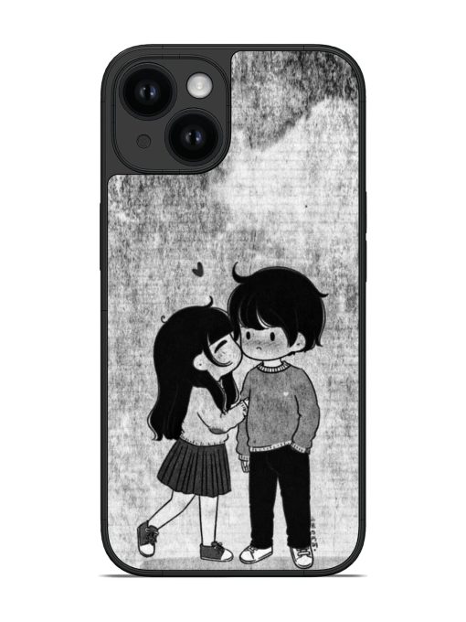 Couple Love Highlights Glossy Soft Edge Case