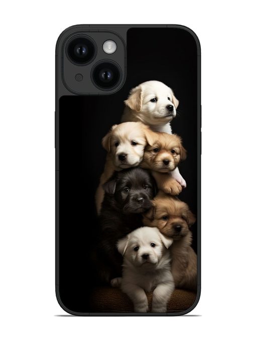 Cute Baby Dogs Glossy Soft Edge Case