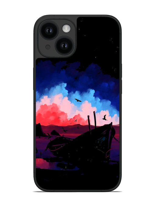 Dark River Boat Art Glossy Soft Edge Case