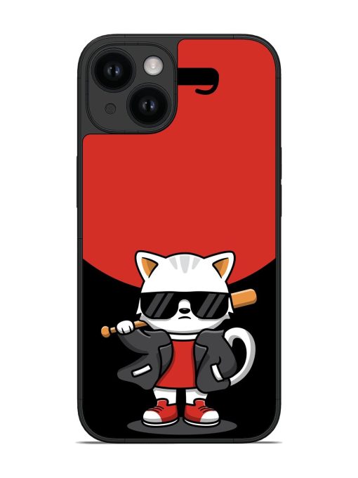Cool Little Bear Cartoon Glossy Soft Edge Case