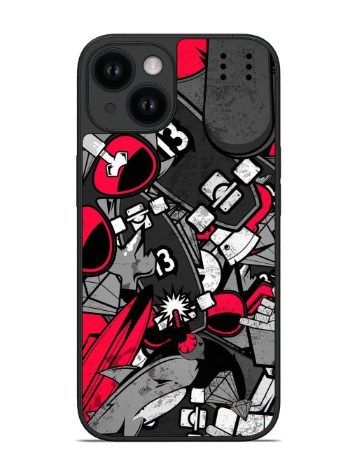 Doodle Textures Glossy Soft Edge Case