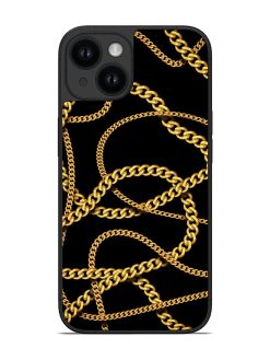 Decorative Golde Chain Glossy Soft Edge Case