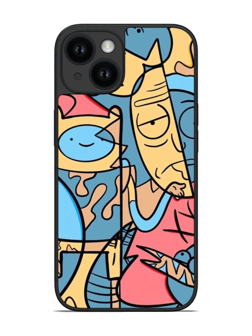 Silly Face Doodle Glossy Soft Edge Case