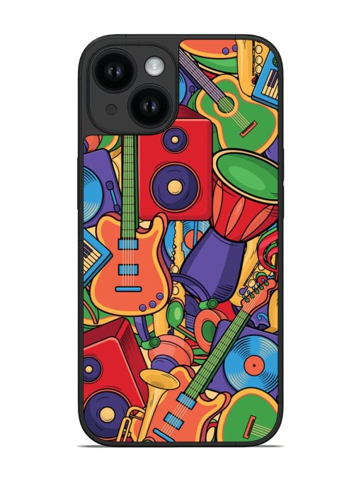 Colorful Music Art Glossy Soft Edge Case