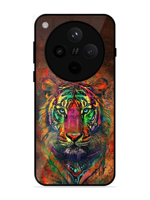 Cosmic Tiger Glossy Soft Edge Case for Oppo Find X8