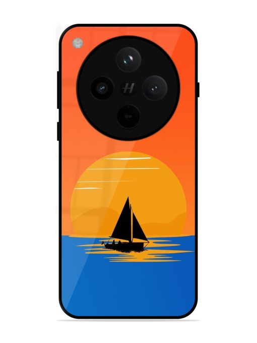 Sunset Sail Glossy Soft Edge Case for Oppo Find X8