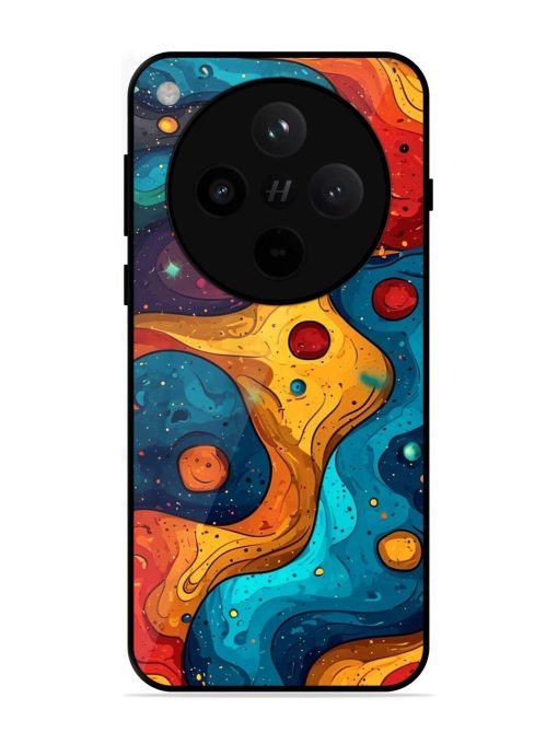 Cosmic Swirl Glossy Soft Edge Case for Oppo Find X8