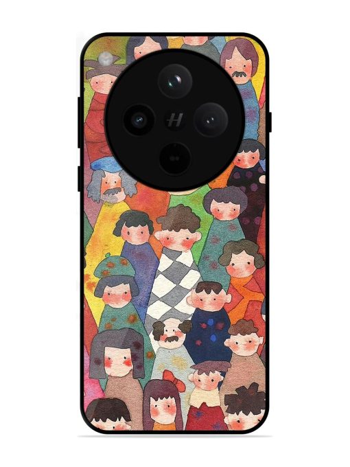 Blooming Arcs Glossy Soft Edge Case for Oppo Find X8