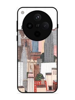 Cityscape Dreams Glossy Soft Edge Case for Oppo Find X8