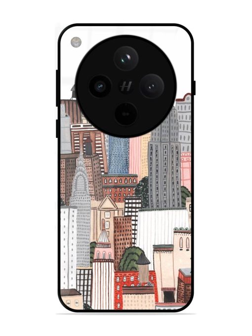 Cityscape Dreams Glossy Soft Edge Case for Oppo Find X8