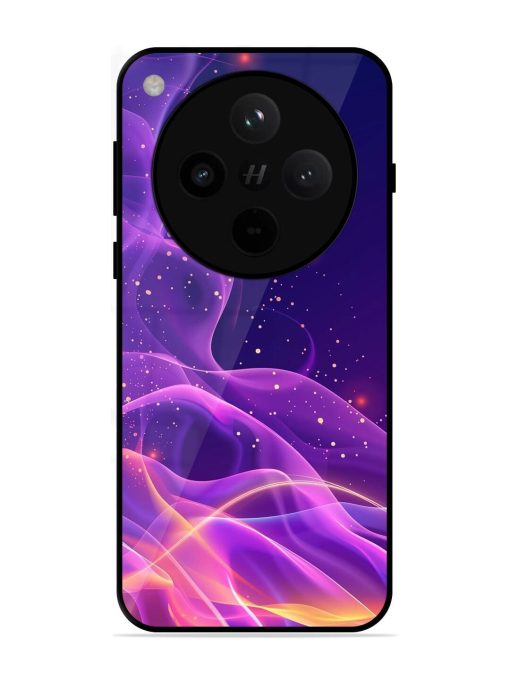 Cosmic Currents Glossy Soft Edge Case for Oppo Find X8