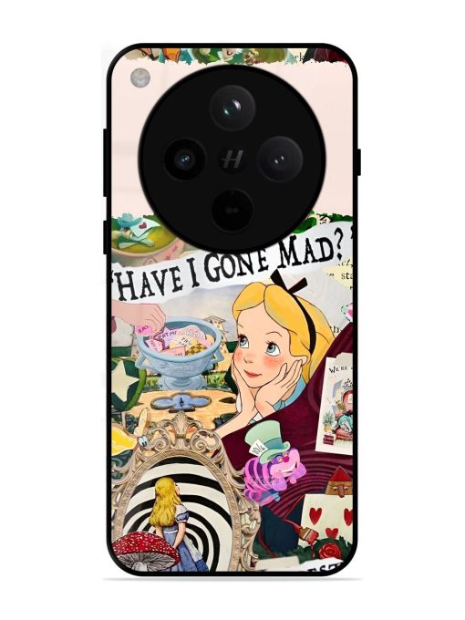 Mad Hatter'S Collage Glossy Soft Edge Case for Oppo Find X8