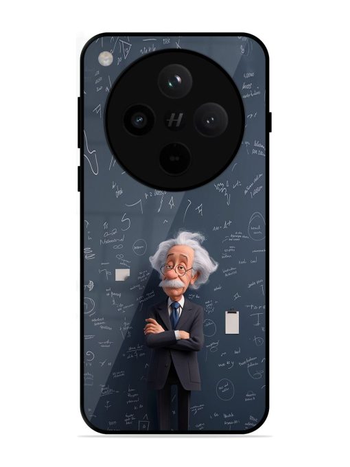 Albert Einstein Glossy Soft Edge Case for Oppo Find X8