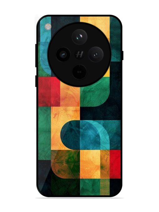 Geometric Harmony Glossy Soft Edge Case for Oppo Find X8