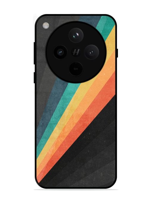 Retro Spectrum Glossy Soft Edge Case for Oppo Find X8
