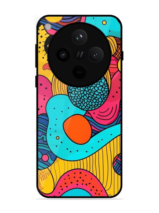 Psychedelic Patterns Glossy Soft Edge Case for Oppo Find X8
