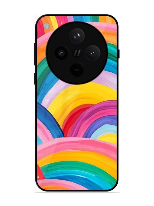 Rainbow Symphony Glossy Soft Edge Case for Oppo Find X8