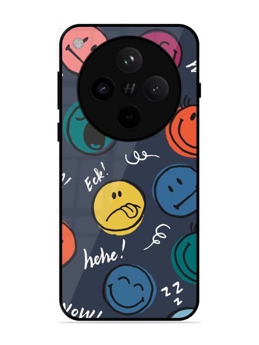 Emoticon Parade Glossy Soft Edge Case for Oppo Find X8