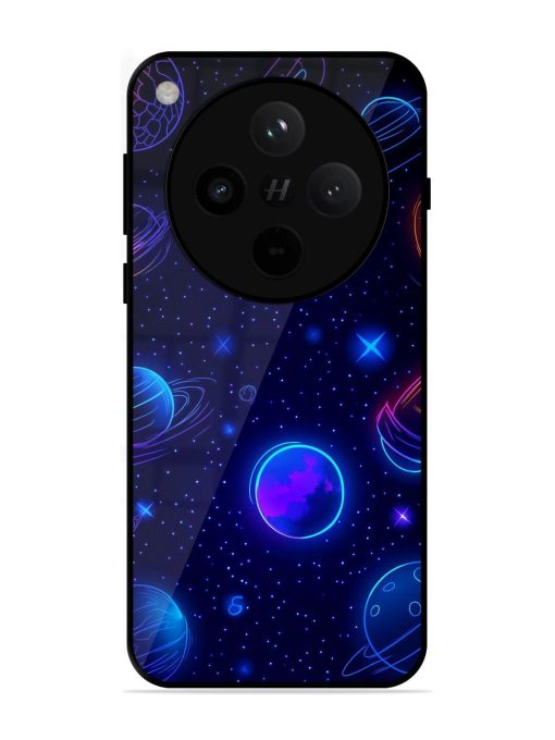 Neon Cosmos Glossy Soft Edge Case for Oppo Find X8