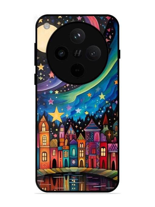 Starlit Village Glossy Soft Edge Case for Oppo Find X8