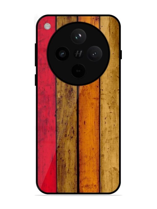 Colorful Woodgrain Glossy Soft Edge Case for Oppo Find X8