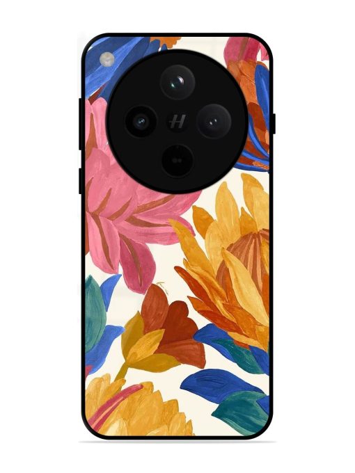 Blooming Tapestry Glossy Soft Edge Case for Oppo Find X8