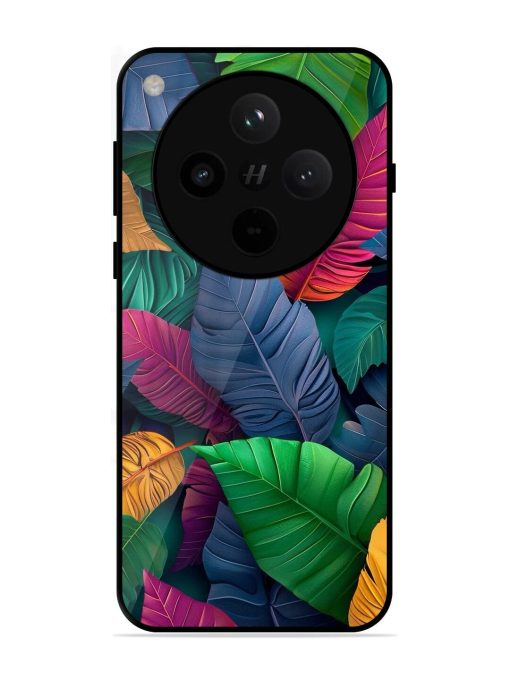 Tropical Tapestry Glossy Soft Edge Case for Oppo Find X8