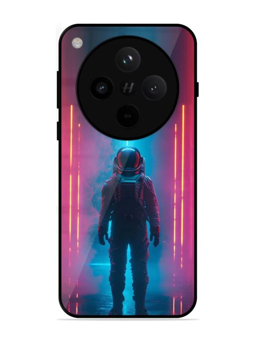 Neon Astronaut Glossy Soft Edge Case for Oppo Find X8