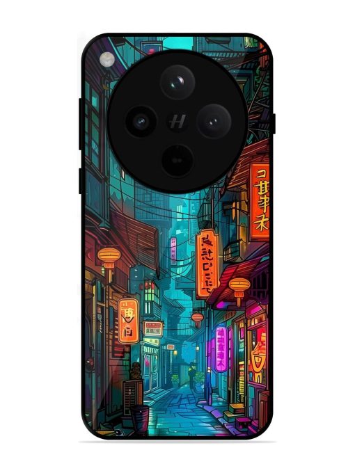 Neon Nightscape Glossy Soft Edge Case for Oppo Find X8