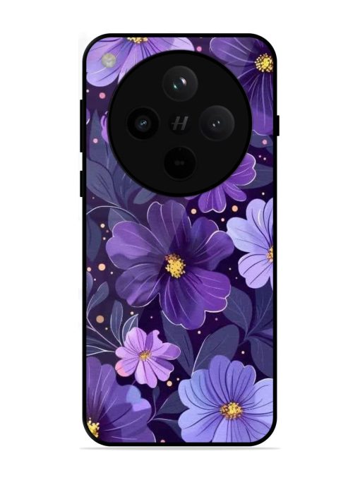 Purple Paradise Glossy Soft Edge Case for Oppo Find X8