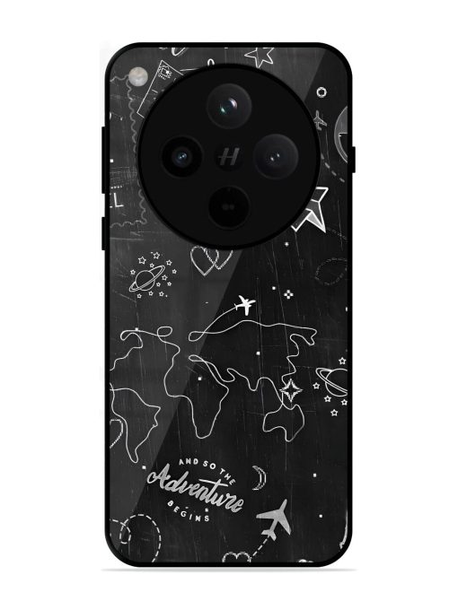 Wanderlust Sketchbook Glossy Soft Edge Case for Oppo Find X8