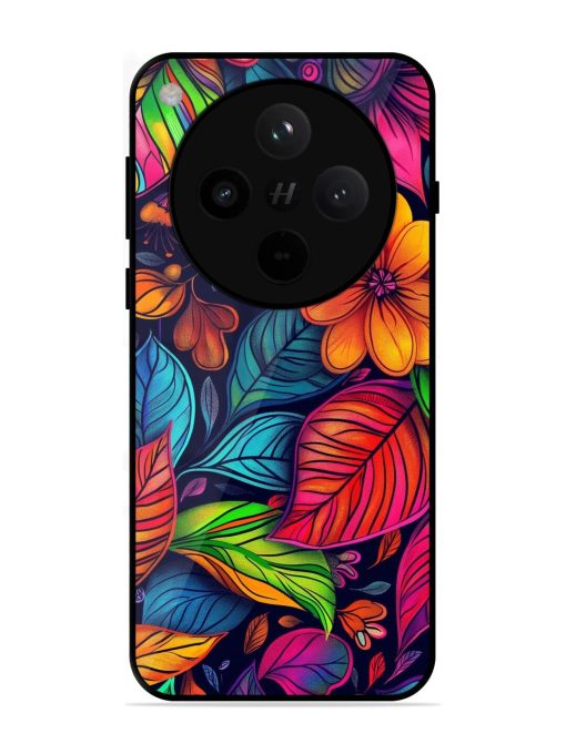 Rainbow Of Blooms Glossy Soft Edge Case for Oppo Find X8