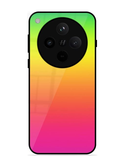 Rainbow Gradient Glossy Soft Edge Case for Oppo Find X8