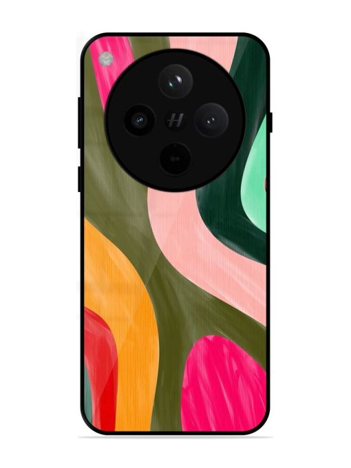 Wavy Wonderland Glossy Soft Edge Case for Oppo Find X8