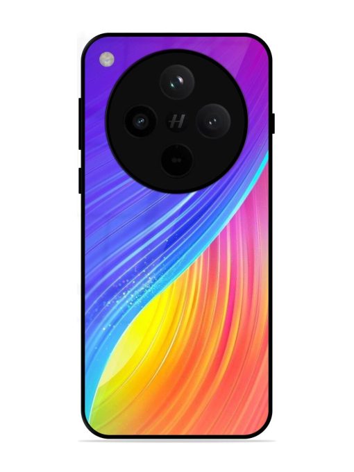 Neon Swirl Glossy Soft Edge Case for Oppo Find X8