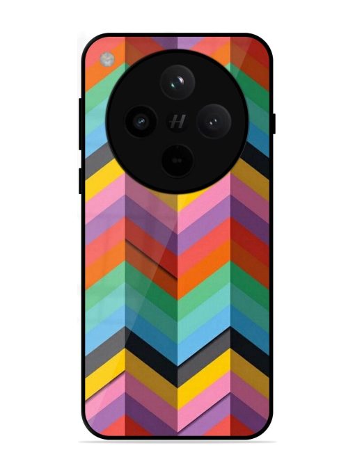 Colorful Zigzag Glossy Soft Edge Case for Oppo Find X8